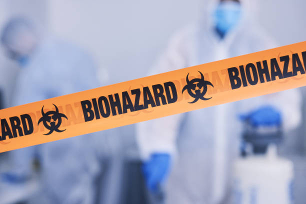 Professional Biohazard Cleanup technician working in Pelham, GA